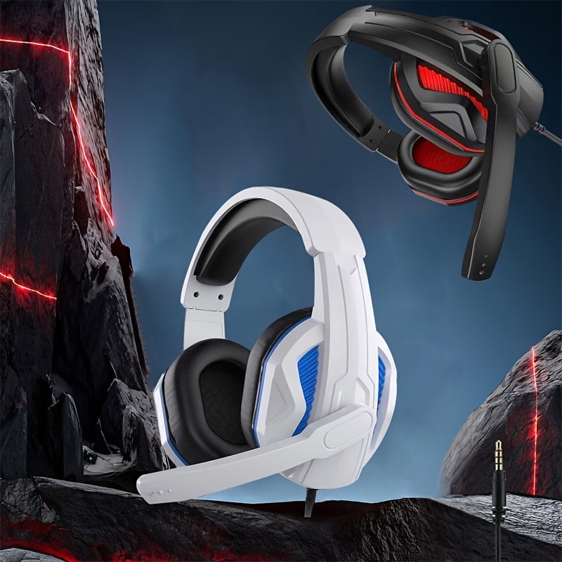 Gaming Headset Rgb - Over-the-Head Wired Headset with Noise Isolation