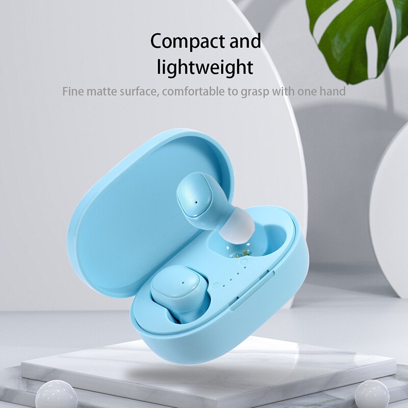 A6S TWS Earphones Wireless Blu - Bluetooth Headset On Ear recension och pris