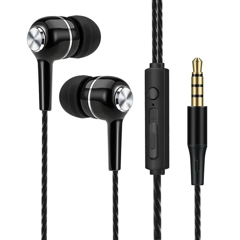 Wired Headphones 3.5mm In-Ear  - Wired Earphone Mic recension och pris