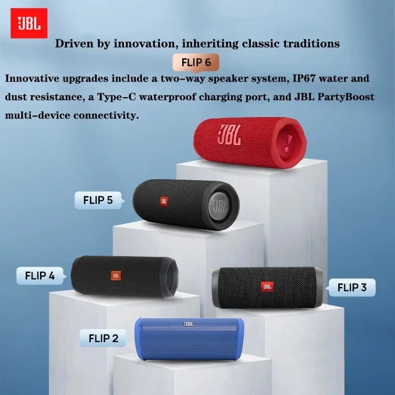 JBL Flip 6 Compact Outdoor Blu - Jbl Speaker Flip 6 recension och pris