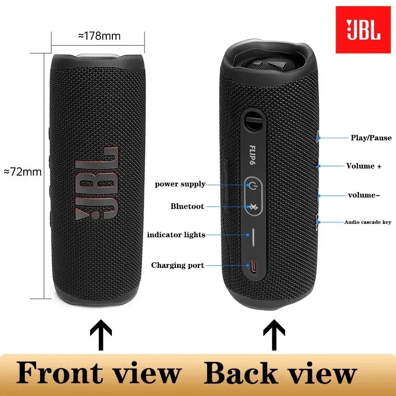 JBL Flip 6 Compact Outdoor Blu - Jbl Speaker Flip 6 recension och pris
