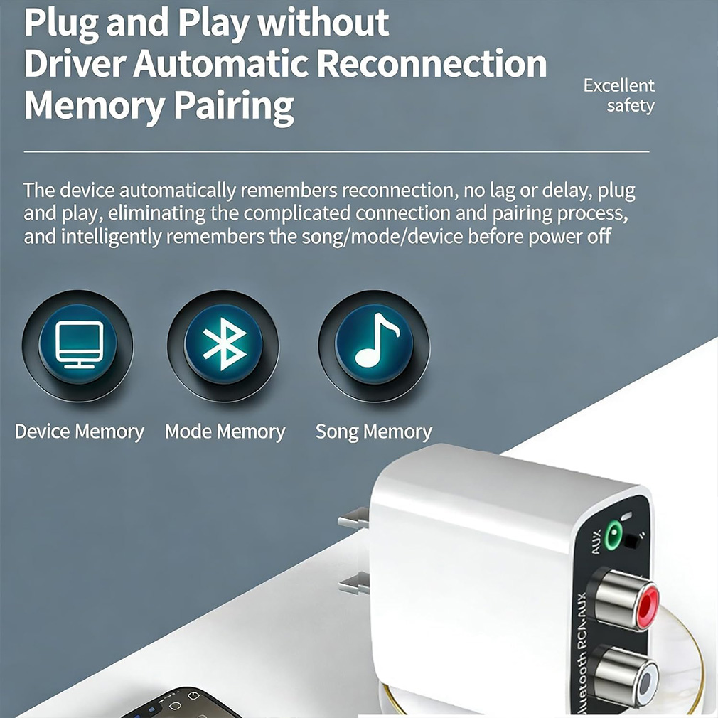 Wireless Audio Bluetooth Recei - Bluetooth Adapter Receiver recension och pris