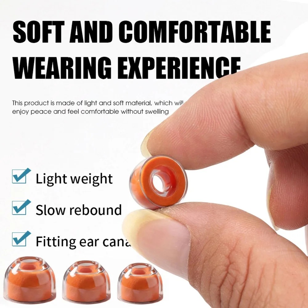 S/M/L Silicone+Memory Foam Ear - Earphone Foam Tip recension och pris