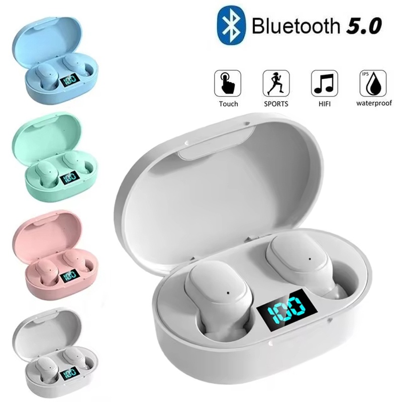 A6S TWS Earphone Wireless Blue - Bluetooth Headset On Ear recension och pris