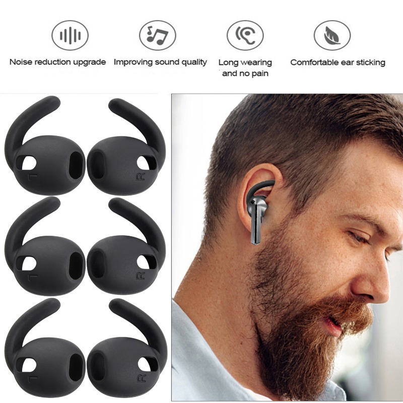 1-10Pairs Replacement Silicone - Silicone Ear Tip Replacement recension och pris