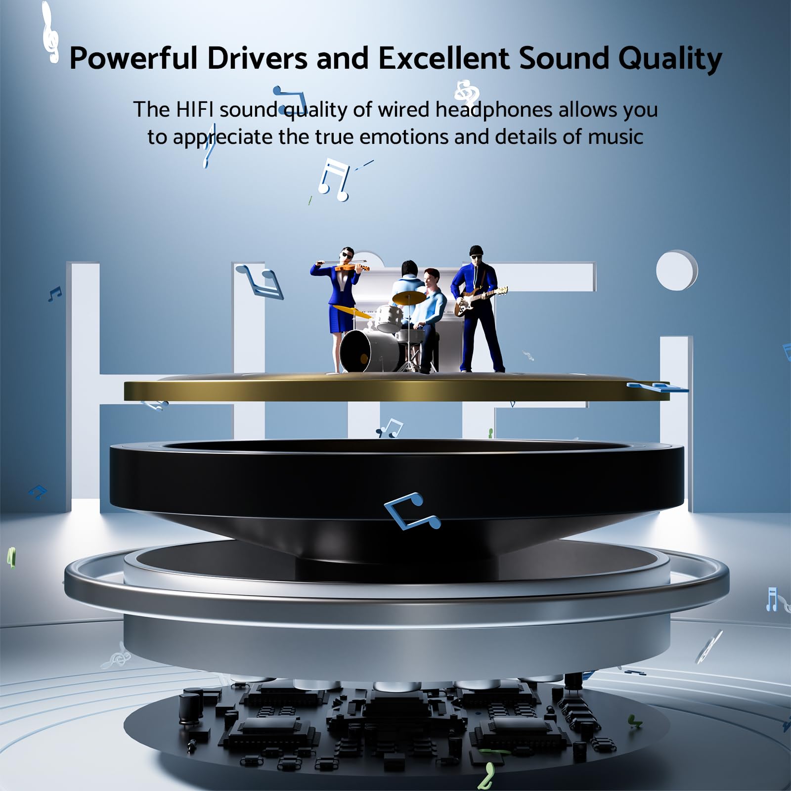 In-Ear Wired Headphone HiFi Mu - Wired Earphone Mic recension och pris