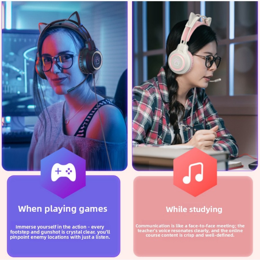 RGB Gaming Earphones with High - Gaming Headset Rgb recension och pris