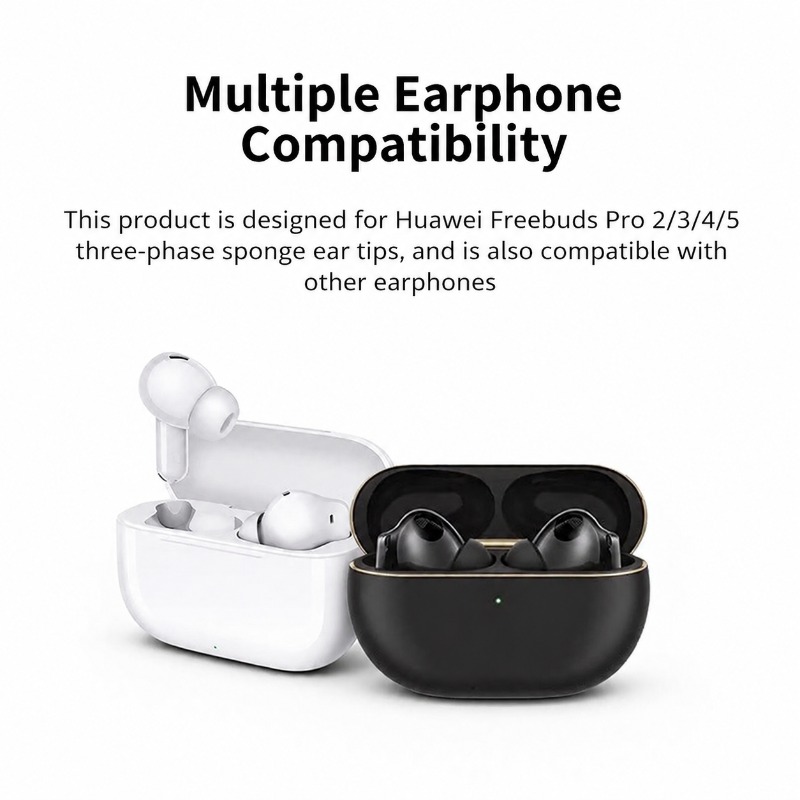 Three-layer Memory Foam Ear Ti - Earphone Foam Tip recension och pris